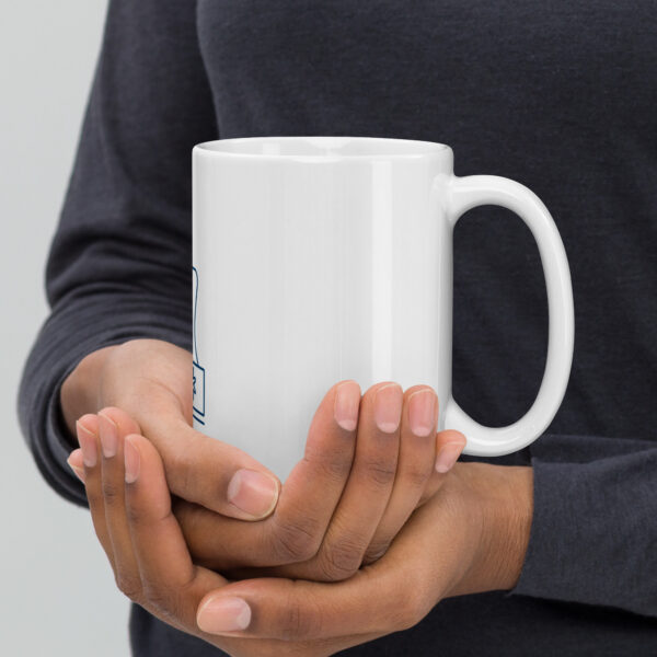 I Need to Stamp White glossy mug - Image 4